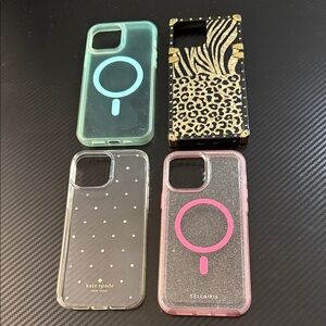 Kate Spade and Cellairis iPhone 13 Pro Max Cases - Multi-Color Set